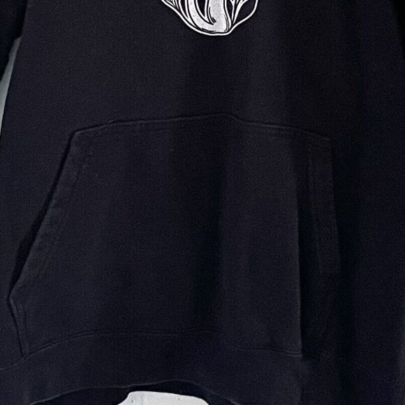 Shrooms And Ghosts Black White Hoodie Medium Mushroom Paranormal‎ Psychedelic - Picture 4 of 7